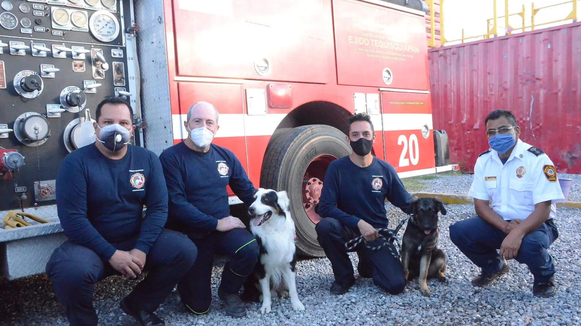 Bomberos de Tequisquiapan en poco tiempo consolidaron la Unidad de Rescate Canino